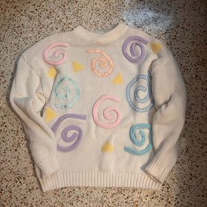 SUPER CUTE AND FUNKY 80s SWEATER